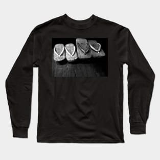 His and Hers Japanese Geta Long Sleeve T-Shirt